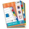 Oxford Elba Modling - Intercalaires Numeriques Polypropylene Couleur A4 - Jeu De 12