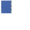 Elba Intercalaire alphabétique multicolore A4+ plastique 20 onglets - 1 jeu - Multicolore -