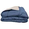 Toison d?or Couette chaude bicolore COCOON bleu