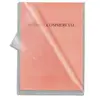 ELBA Sachet de 10 Pochettes coins A4 incolore PP 12/100eme