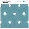 Draeger Paris - Stickers carrelage 15x15 cm - Tomettes Bleu Vert