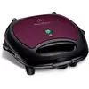 Moulinex SJ615612 Break Time - Croque-gaufres - 700 Watt - noir / prune