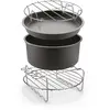 Kit d'accessoires friteuse tefal easy fry xxl XA113010 noir et métal