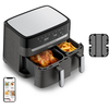 Friteuse à air Moulinex Dual Easy Fry & Grill 8,3L 2700W Noir