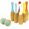 Lot de 6 quilles bowling bicolores Vilac