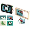 Puzzle 4d Les Animaux Noir