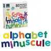 Vilac Coffret de magnets en bois - 80 lettres minuscules