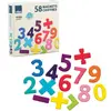 Vilac Coffret de magnets en bois - 58 chiffres