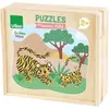 Vilac Puzzles Éducatifs en Bois pour Enfants - À la Recherche de Maman - Neuf