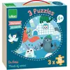 Vilac Coffret puzzles 3x16 pcs Animaux du monde