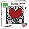 Coffret de cubes puzzle en bois - VILAC - Keith Haring - 9 pièces - Blanc - Jouet décoratif