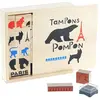 Vilac Coffret Tampons Pompon - AC-DÉCO - 23 tampons artistiques et ludiques - Bois et caoutchouc - Beige