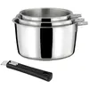 Cuisinox - Malice - Série de 3 casseroles 16/18/20cm
