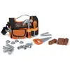 SMOBY Black + Decker Caisse à Outils Tissu + 4 Acs