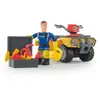 Smoby - Sam le Pompier - Quad Mercure - 8 Accessoires + 1 Figurine Incluse - 109257657002, Aucune