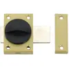 Vachette Verrou acier targette plate bronze - 35