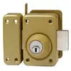 VACHETTE Verrou V136 double entrée pêne 110 bronze cylindre 50mm - - 16153000