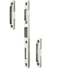 Vachette Jeu de gâche 16mm pour serrure 10500 brillant droite - - 16704000