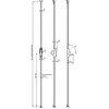 Vachette Crémone pompier AEROLIS levier basculant à 90° sans tringle inox - - 18395000