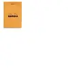 RHODIA Bloc agrafé No. 10, format A8, quadrillé 5x5, orange ()