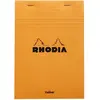 Rhodia Bloc ORANGE 14,8x21cm Yellow 80F agrafées 80g Q.5x5