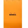Bloc bureau Rhodia N°19 format A+ 21 x 31,8 cm petits carreaux 80 feuilles - Lot de 5