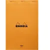 Clairefontaine Bloc Rhodia Orange 80 feuilles Agrafés YELLOW 21x31,8 Ligné & Marge