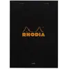 Bloc Rhodia N°16 LM Noir 80 Feuilles
