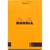 Rhodia - 3 Blocs agrafés n°11 70 feuillets lignés oranges - 7.2x10.5 c...