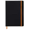 Carnet Rhodiarama souple 160 pages lignées noir A5 Rhodia