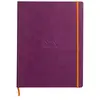 Rhodia Cahier brochérama - A4+ 29,8 x 22,5 cm - blanc ligné - 160 pages - violet