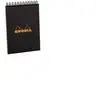 Bloc Rhodia Classic 5/5 80 feuilles Couverture Noire