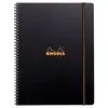 RHODIA Cahier PROBOOK spirale couverture noire  
