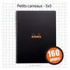 Cahier colors book 225x297 a4+ petits carreaux 5x5 160p rhodia