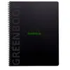 Cahier A4 Clairefontaine Rhodiactive Greenbook recyclé et recyclabe av...