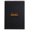 Bloc Rhodia NotePad A4 Ligné 80 Feuilles 21 x 29,7 cm Noir
