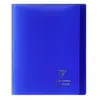 Clairefontaine Cahier piqué Koverbook 17 x 22 cm 96 pages grands carreaux Bleu Marine