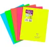 Cahier piqué Clairefontaine Koverbook Néon 24 x 32 cm Modèle aléatoire