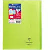 Cahier de 96 pages Seyès Clairefontaine Koverbook 24 x 32 cm Vert