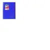 Cahier Clairefontaine Koverbook A4 96 pages grands carreaux Bleu Marine