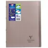 Cahier de 96 pages A4 Seyès Clairefontaine Koverbook 21 x 29,7 cm Gris