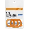 LE PARFAIT Sachet de 10 rondelles universelles