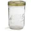 Le Parfait - Lot de 6 bocaux à terrine 1kg 900021 - verre transparent