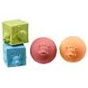 Vulli Lot de 2 balles et 2 cubes So'Pure