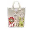 SOPHIE LA GIRAFE Sac Cadeau Bébé Coton Coloris Aléatoire