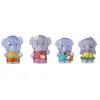 Klorofil Lot 4 personnages famille éléphant VULLI - A partir de 18 mois