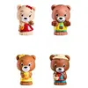 Lot de 4 figurines Klorofil Famille Browny