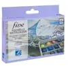 LEFRANC & BOURGEOIS Boîte plastique aquarelle fine - 12 1/2 godets
