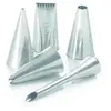Lot de 5 douilles inox assorties pour poche a dresser - de buyer