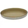 Moule à tarte rond perforé inox + support de cuisson Ø28 cm De Buyer